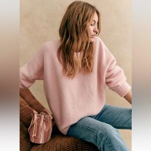Sezane Blush Pink Amiel Jumper Sweater XS